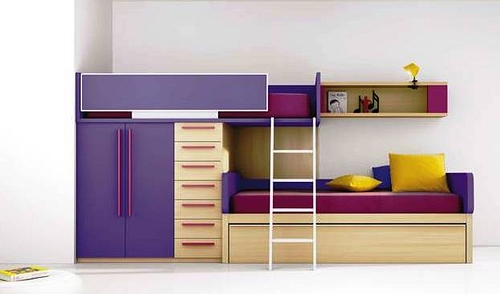 Παιδικό Δωμάτιο - Παιδική σύνθεση purple