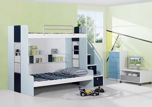 Παιδικό Δωμάτιο - Παιδική σύνθεση blue black