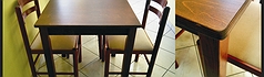 CAFE BAR -  Τραπέζι Ξύλινο με 4 πόδια