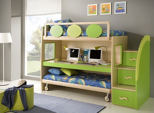 Παιδικό Δωμάτιο - Παιδική σύνθεση green